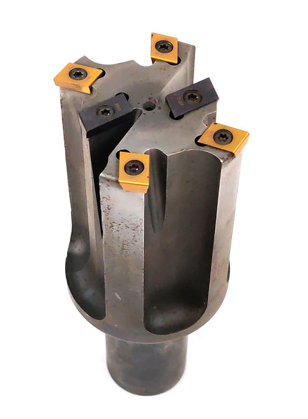 Ingersoll IMC PRQ27 Face Mill 2-5/8  w Tangential Inserts 4  OAL 1.5  Shank