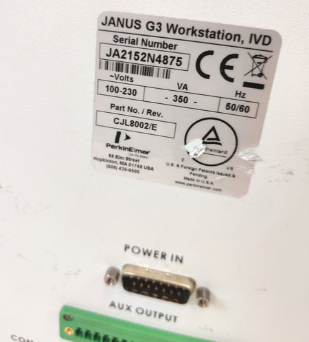 PerkinElmer CJL8002 Peri Pump Rev A For a Janus G3 Liquid Handler Workstation