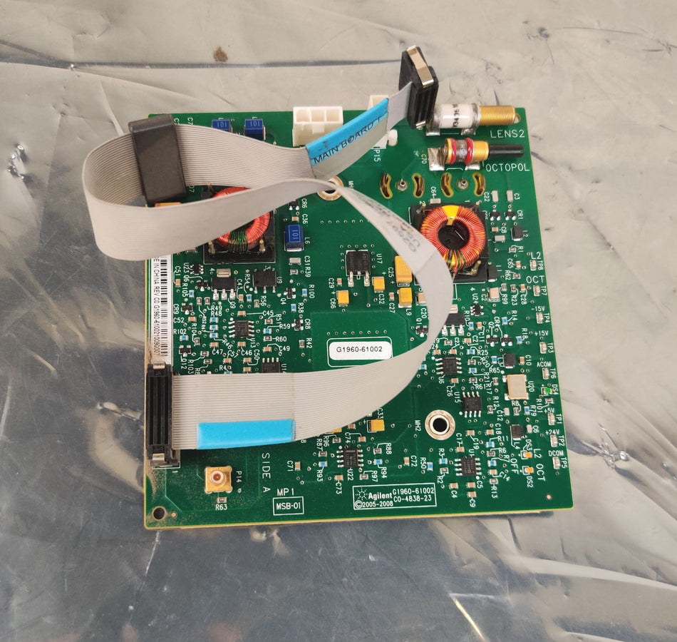 Agilent TOF 6200 Control Board G1960-61002 w G2597-60808 Ribbon Cable. Working