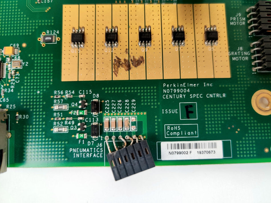 PerkinElmer N0799004 PCB Centruy Spec Control AVIO & Optima ICP OES N0799002