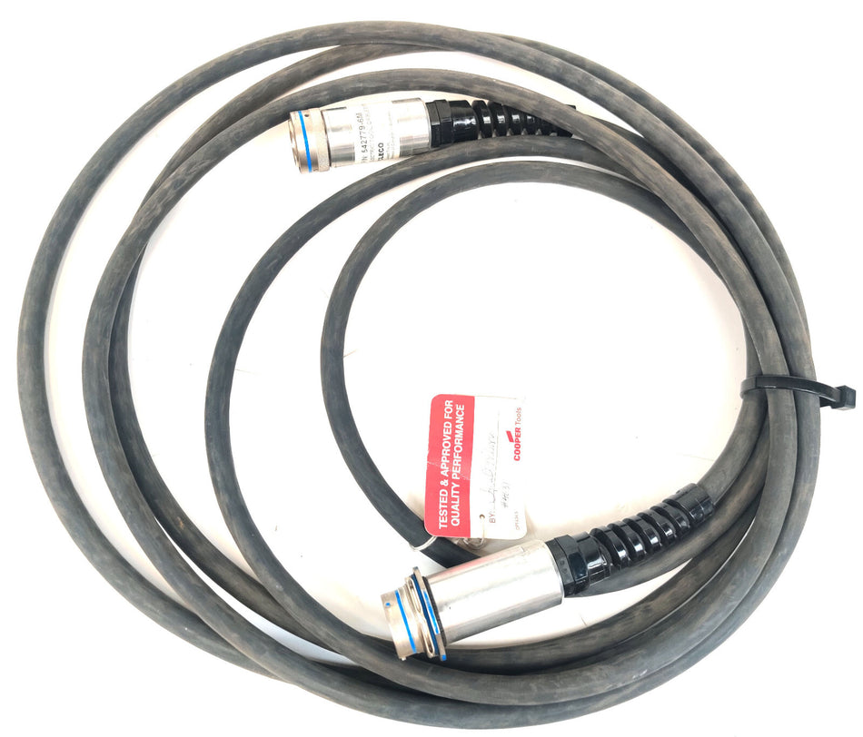 Cleco Electric Cable 542779-6M Nutrunner Extension for TME, Mpro Controllers 6M