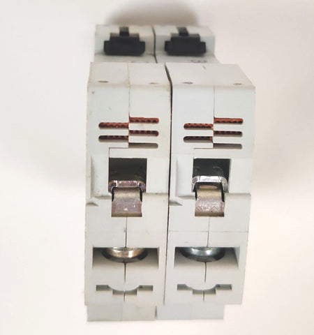Lot of 2 Allen-Bradley 1492-SP1C020 type C and B Circuit Breaker, 1-P, 2A