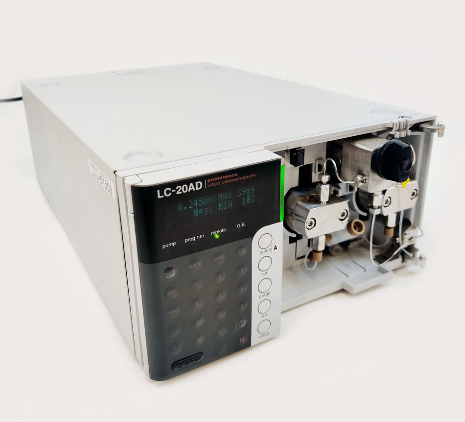 Shimadzu LC-20AD Prominence Pump UFLC System 228-45000-32 w Mixer Tested