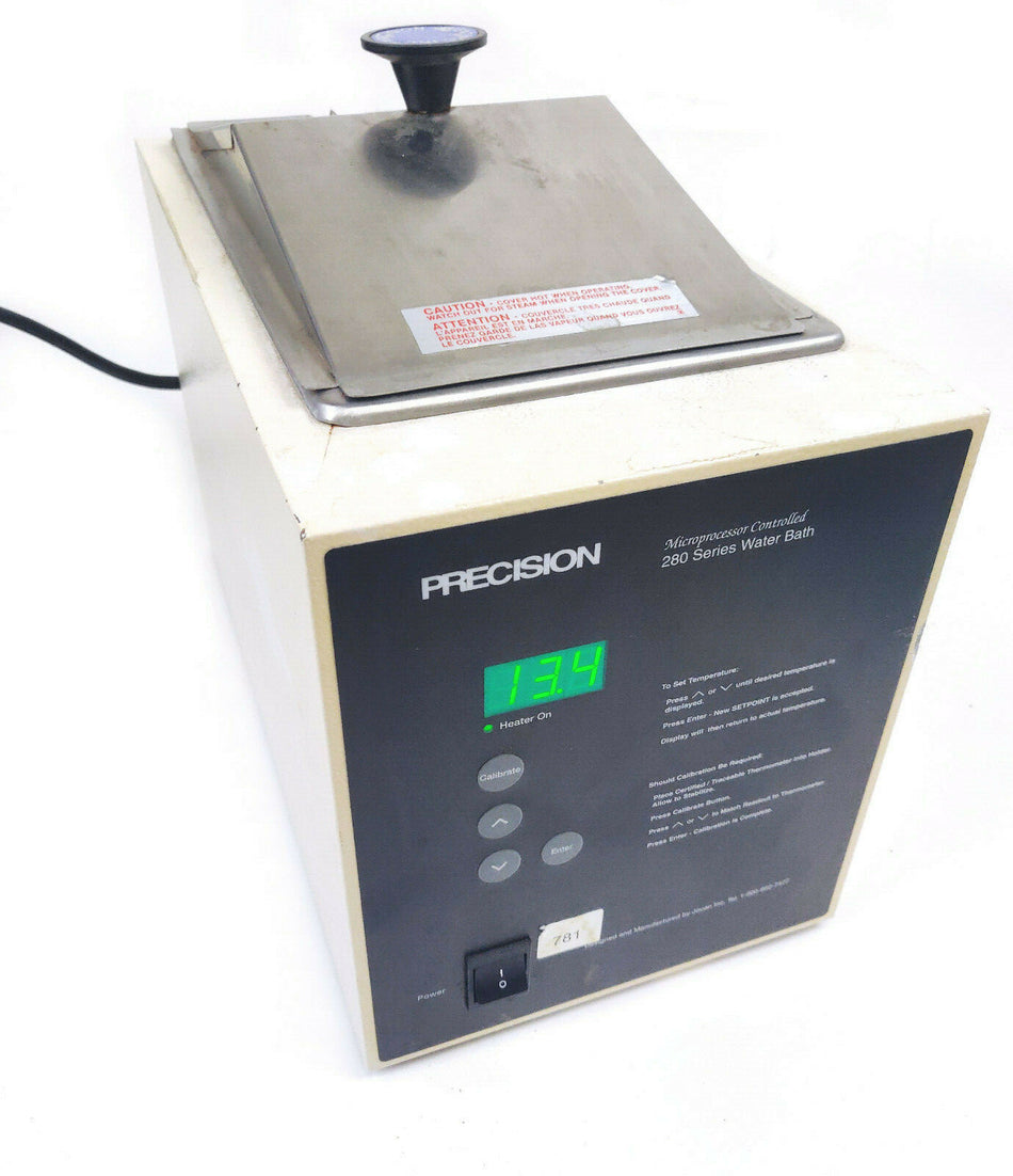 Thermo Precision 280 series 1.5Gal (5L) Tank Heated Waterbath 5 to 40°C. Working