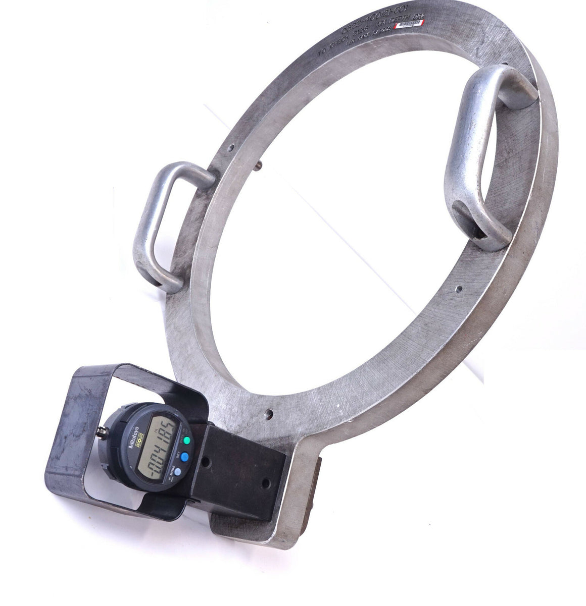 FEG 6/8"- 7/8" Shallow Diameter Offset Bore Depth Gage, 3 Point Donut Frame