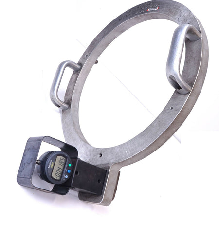 FEG 6/8"- 7/8" Shallow Diameter Offset Bore Depth Gage, 3 Point Donut Frame