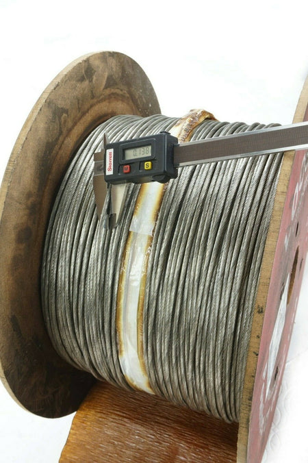 Mil-DTL-83420 1/8 1x19 Class 1000ft Zinc Aircraft Wire Rope Flex Swaging Cable
