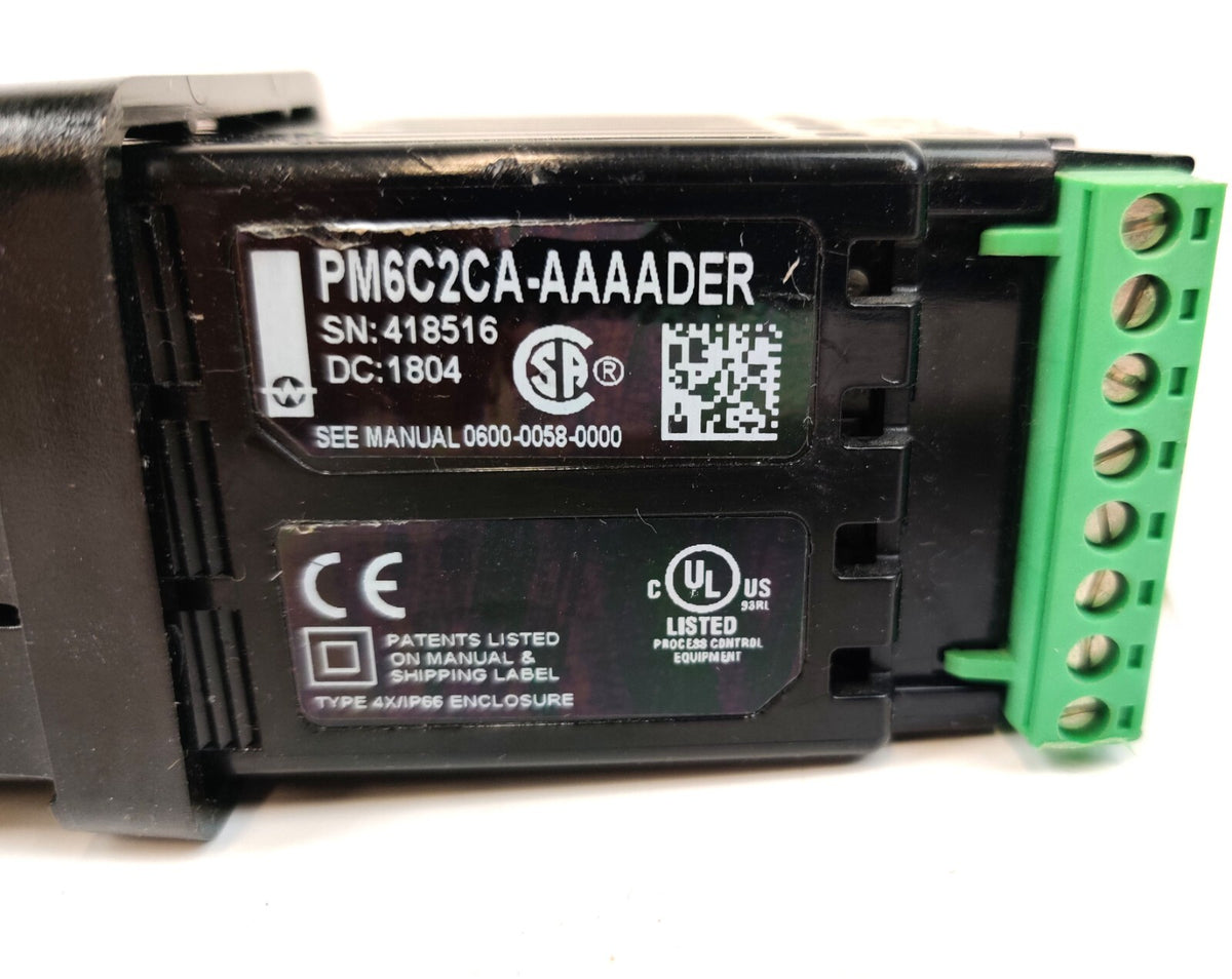 Watlow EZ-Zone Digital Temperature Controller PM6C2CA-AAAADER - 