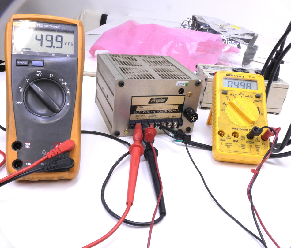 Acopian 50GT20D Dual Power Supply 100VDC Magna-Lock Electro Magnetic Chuck Teste