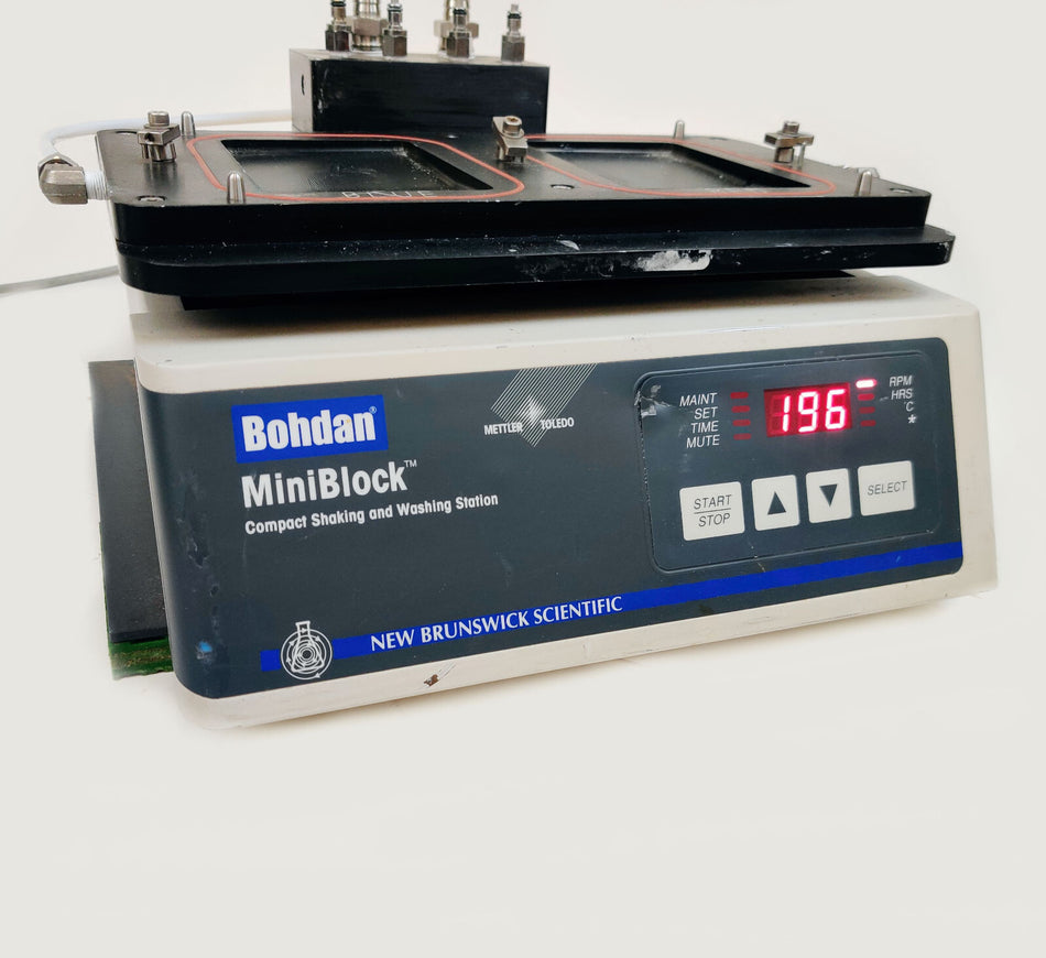 New Brunswick Bohdan 2080 MiniBlock Compact Shaking & Washing Station. Working