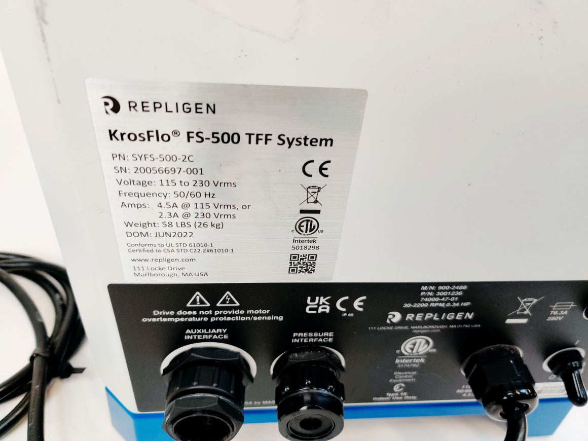 Spectrum Labs KrosFlo TFF System Pump w Head, Scale. Repligen Masterflex 74000