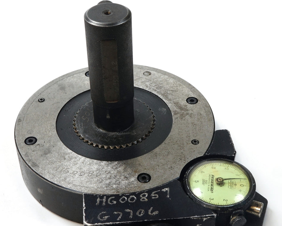 Western Pegasus Spline Indicator Ring Gauge.0001"" +Master 43T-20/40DP-37.5°PA