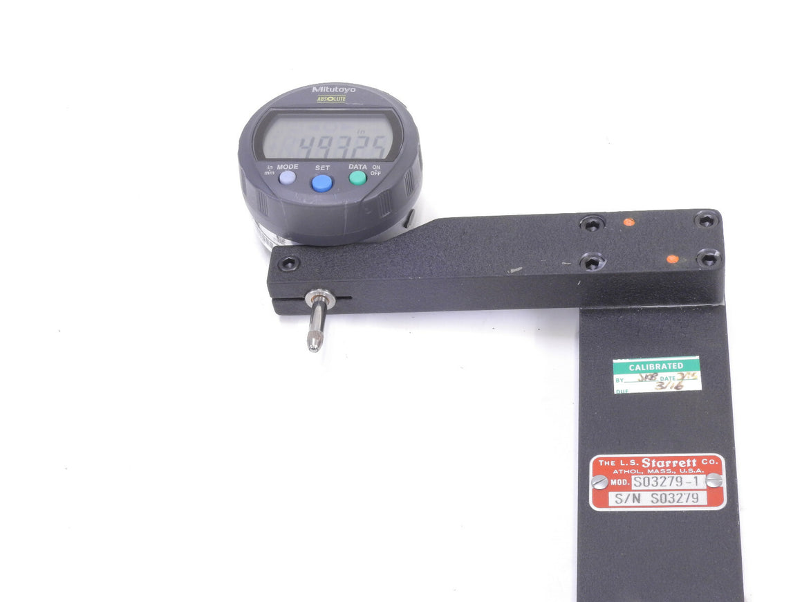 Starrett Dial Indicator Snap Gauge .97"-5.4" Range w Mitutoyo 543 Indicator. USA