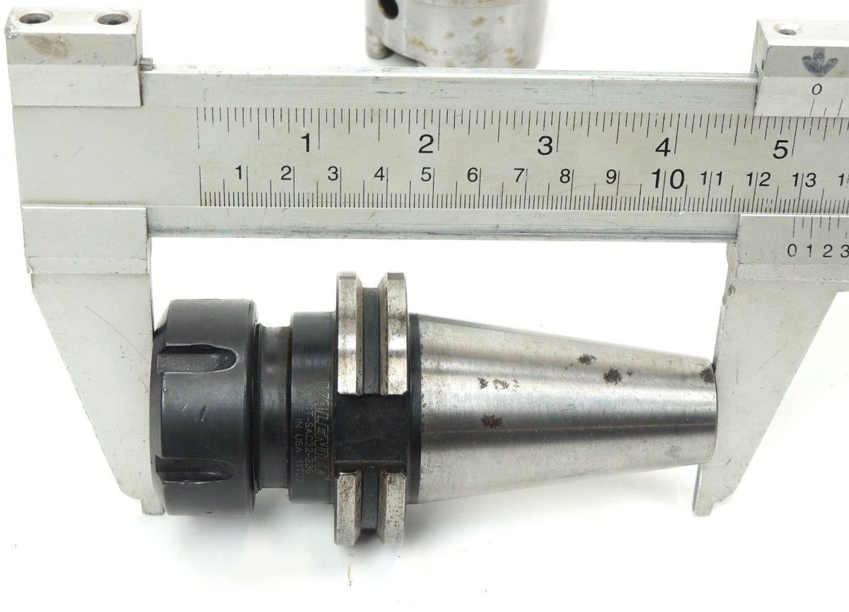 Schunk 208162 10mm HSK-A80 + Valenite CAT40 V40CT-SAC32 Collet Tool Holders - 
