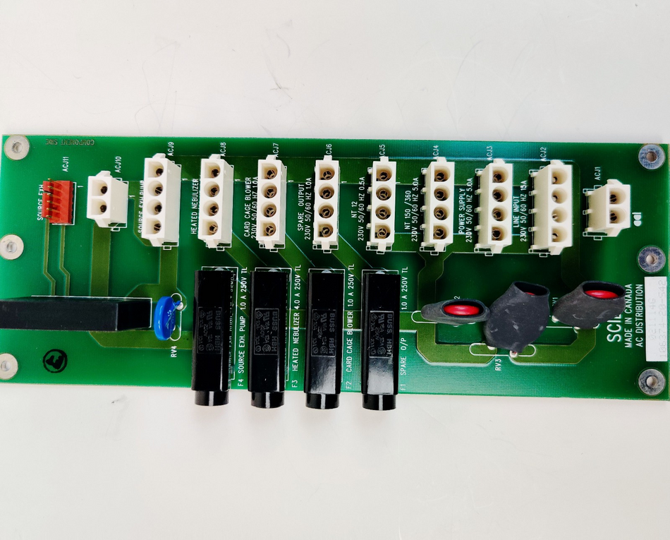 Applied Biosystems PE Sciex API 3000 230V AC Distribution PCB 021114G Tested