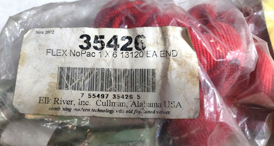 Elk River Flex-NoPac 35426 c Energy Absorber Y Lanyard 1-1/2” x 6’ w/ Snaphooks