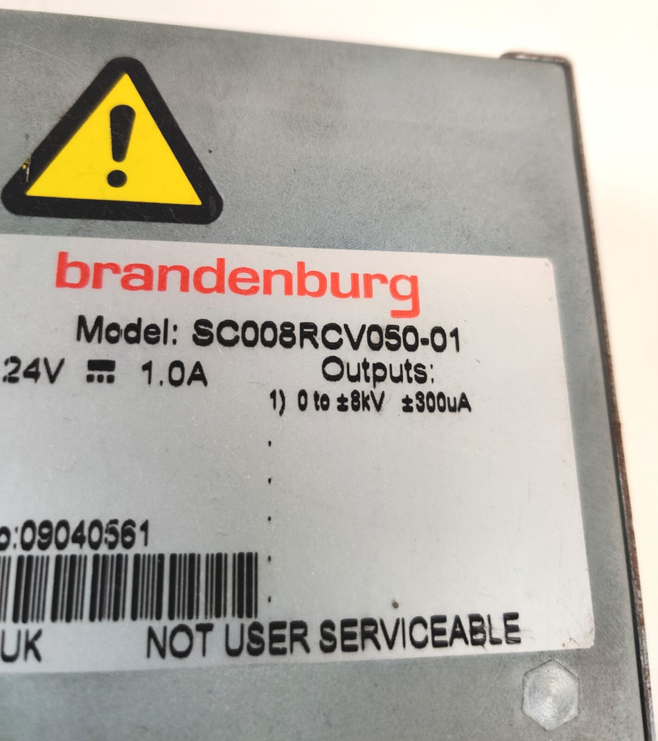 Brandenburg 8kV HV Power Supply 300uA SC008RCV050-01 PerkinElmer Flexar SQ 300