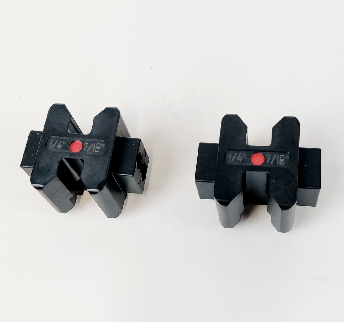 Sartorius BioWelder TC Tube Welder Tube Holder 1/4" ID x 7/16" OD 16389-011 Pair