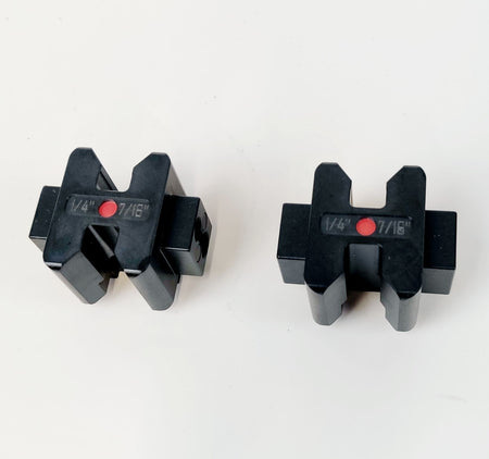 Sartorius BioWelder TC Tube Welder Tube Holder 1/4" ID x 7/16" OD 16389-011 Pair