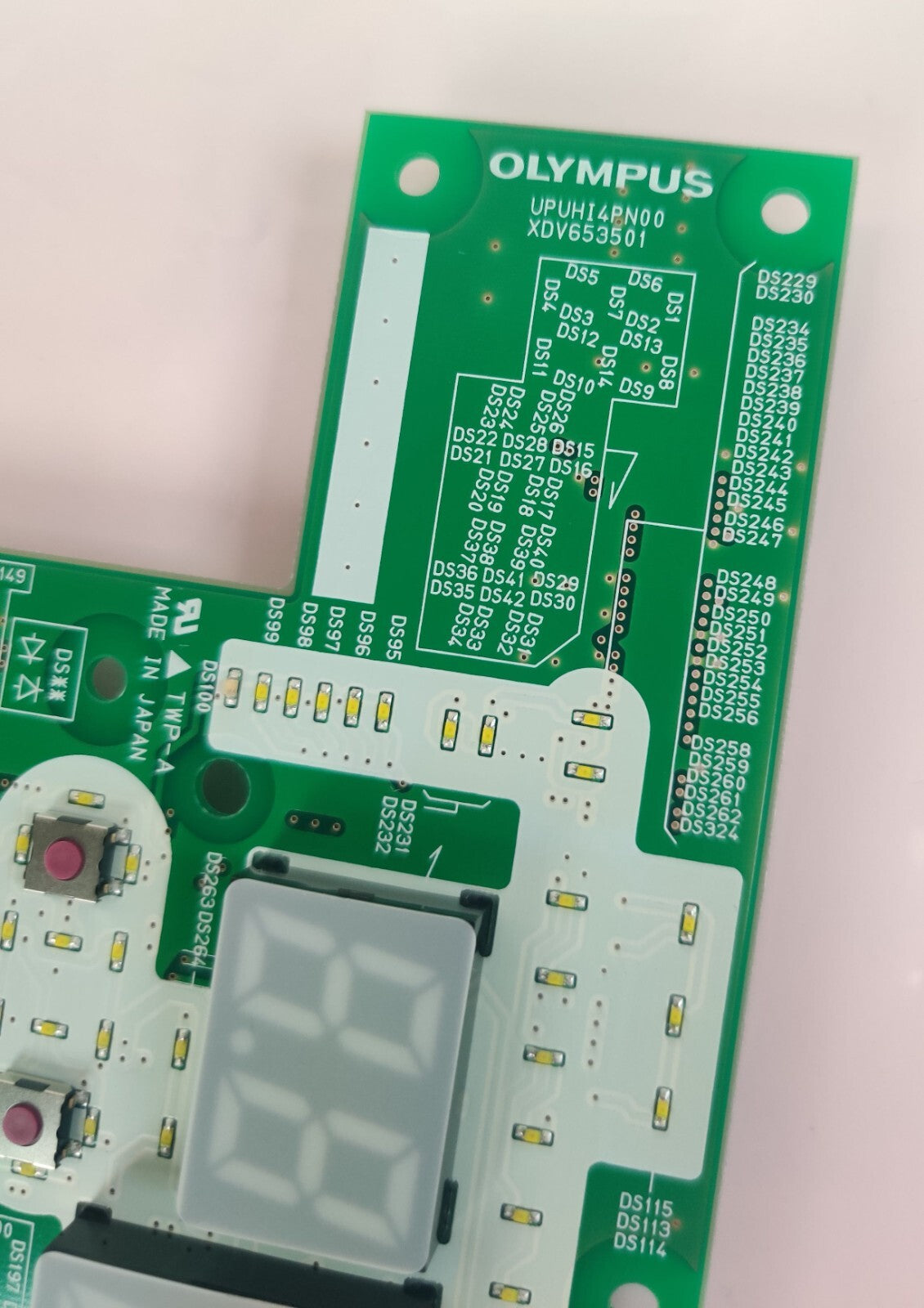 Olympus UPUHI4PN00 XDV653501 Display Panel PCB for UHI-4 High Flow Insufflator