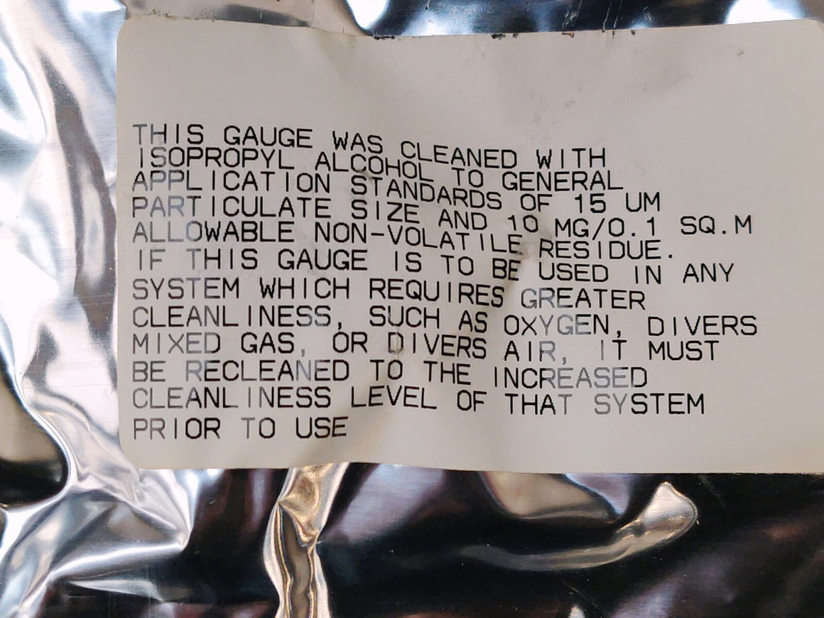 Moeller 2 1/2" Dial Pressure Gage 1500 Psi MIL-G-18997 Scuba Diving