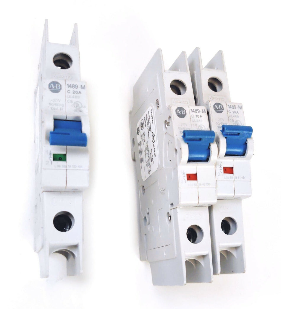 Allen Bradley 1489M Circuit Breaker 2 Pole 480Y/277V 50/60Hz 6A, 10A, 25A