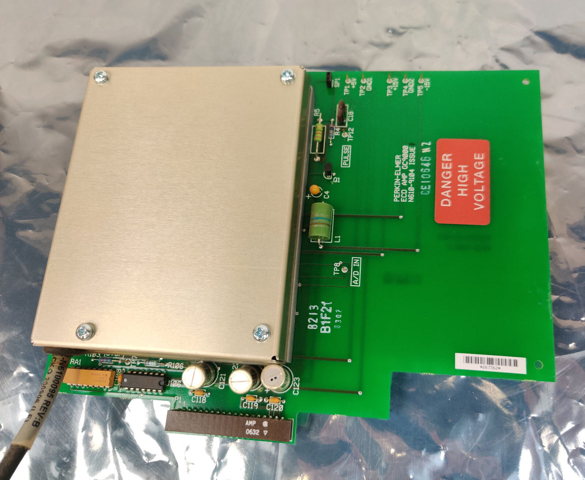 Perkin Elmer N610-9104 ECD Amp GC9000 PC Board for Autosystem, Clarus GC Tested