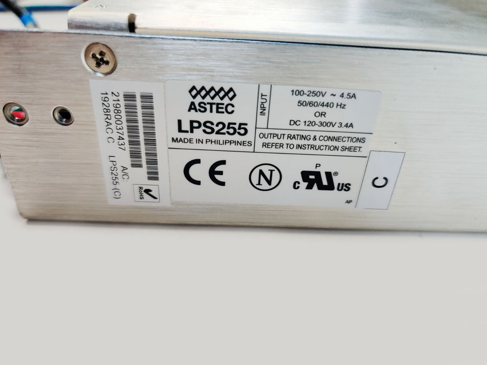 Astec LPS255 250W Power Supply 24V~48V Thermo TSQ Quantum, Sciex API 2000 Tested