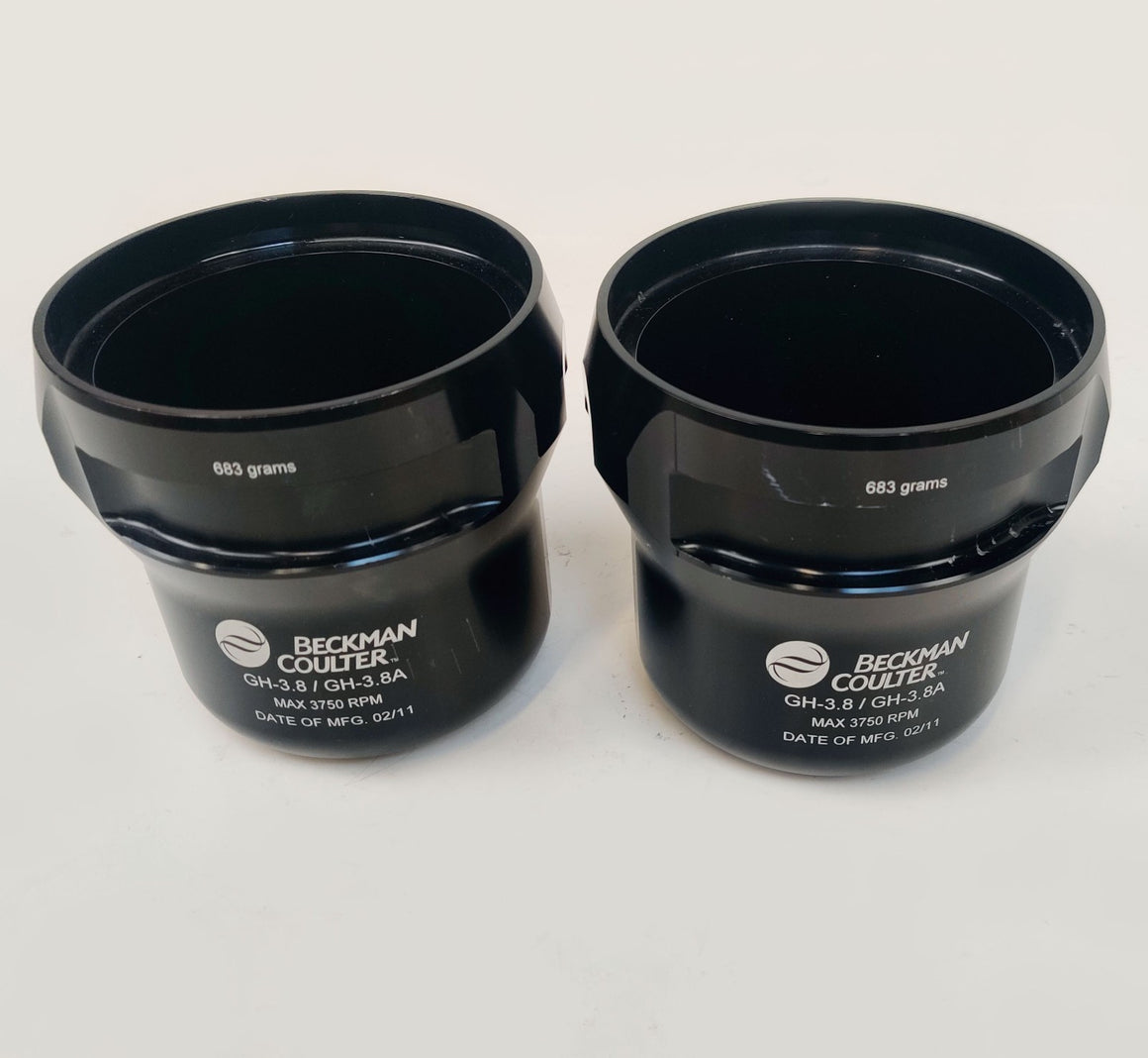 Beckman Coulter GH-3.8/GH-3.8A Swing Bucket 683 gramos LOT OF 2