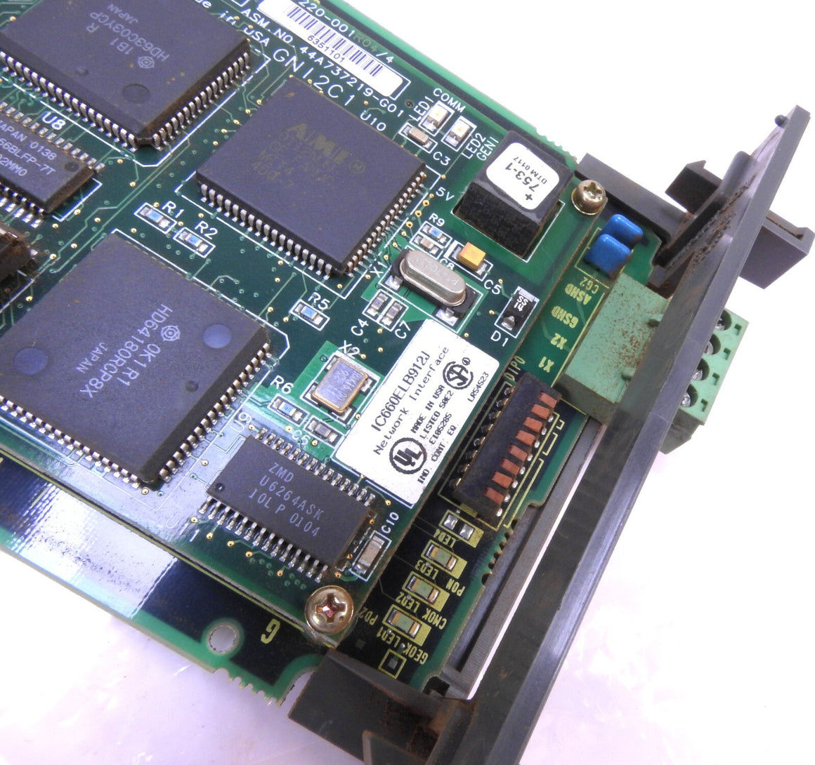 Fanuc A20B-8002-0050 /01A CPU Board w IC660ELB912J Network Interface Module