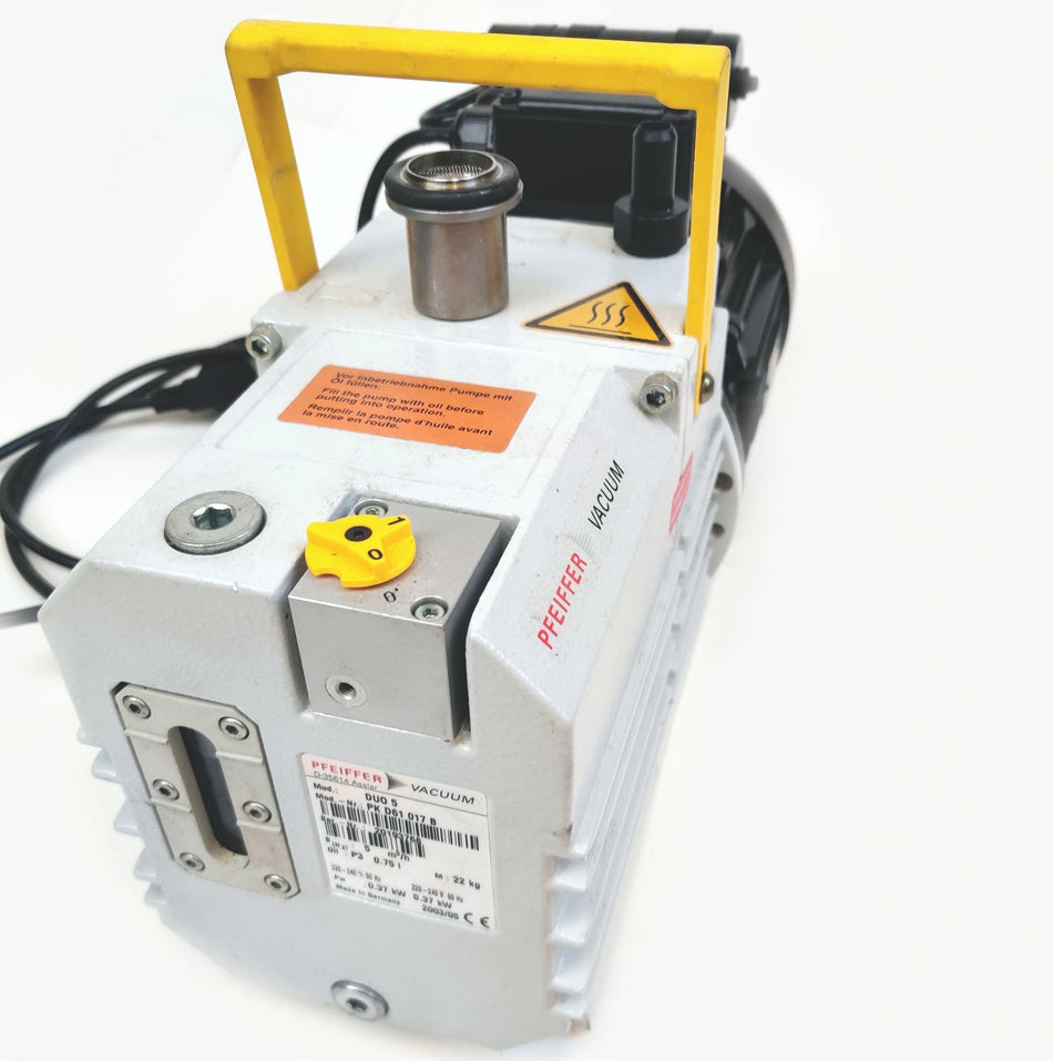 Pfeiffer DUO 5 Rotary Vane Vacuum Pump PKD61017B DN 25 ISO-KF Thermo IRMS Tested