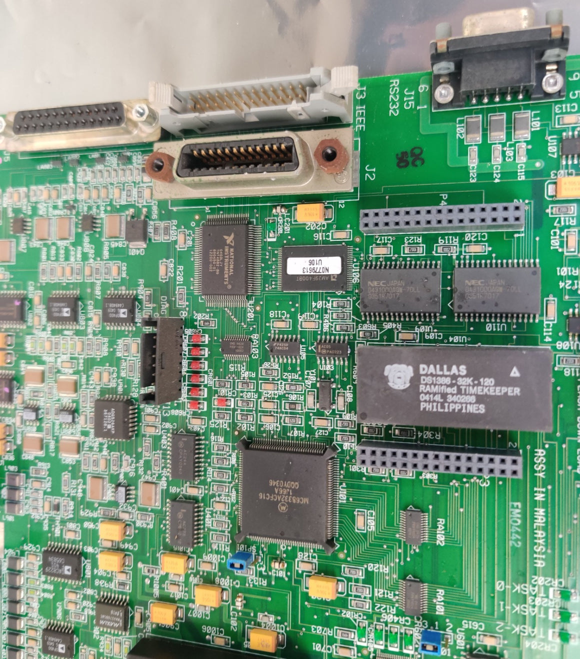 PerkinElmer N0779614 issue A Control Board IEEE RF CTRLR/LIMIT Optima DV Tested
