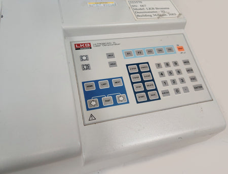 GE Akta Pharmacia LKB 2222-010 UltroScan XL Laser Desintometer w Display Monitor - 