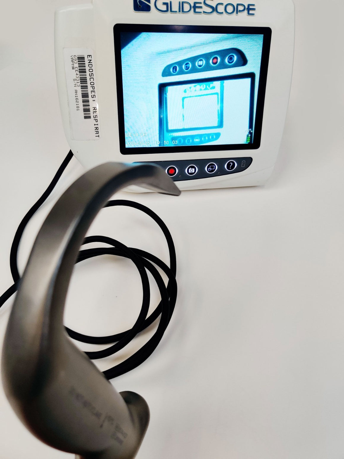Verathon GlideScope Titanium LoPro T4 Reusable Blade AVL Monitor 0574-0127