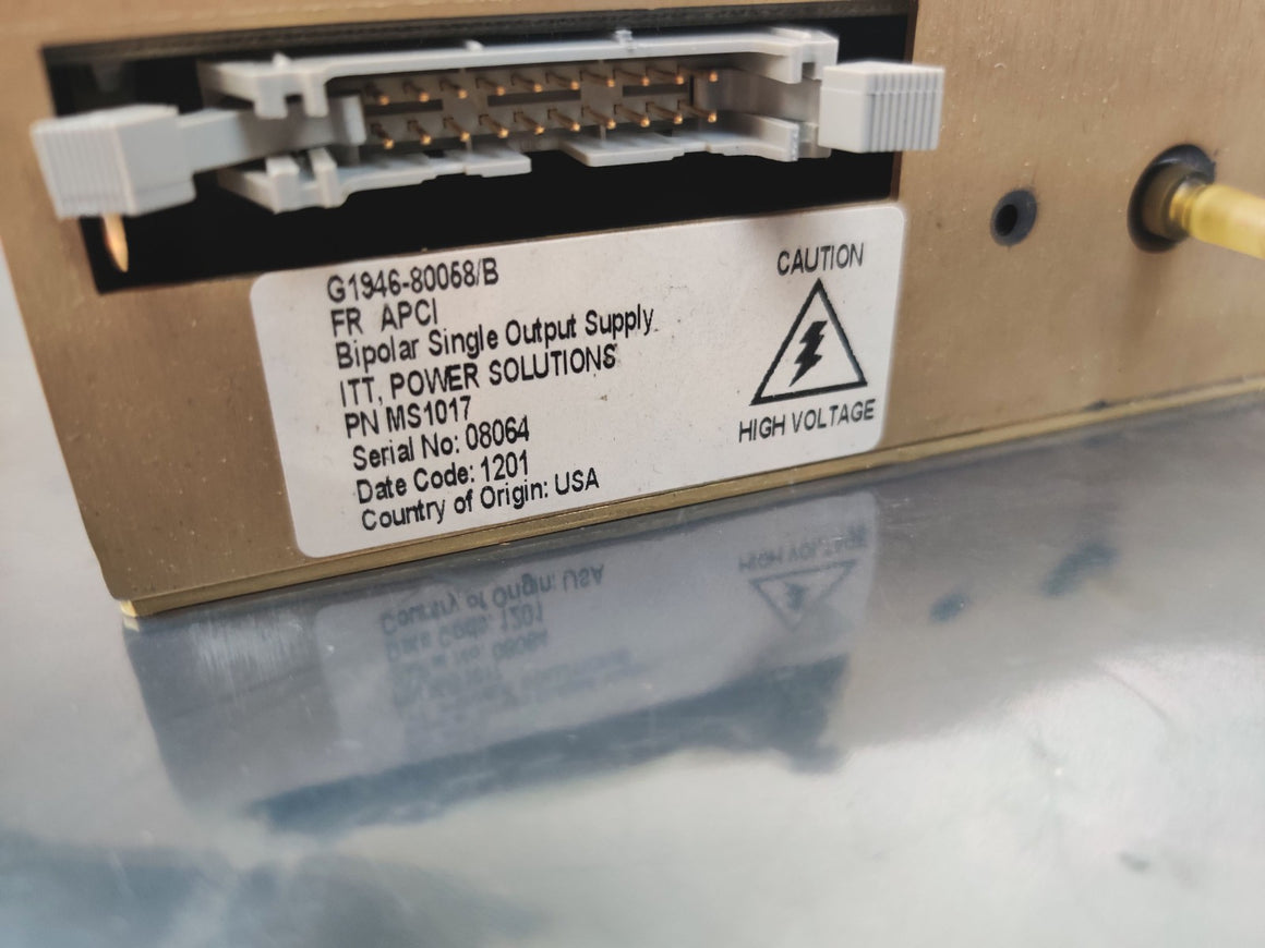 Agilent G1946-80058 MSD BiPolar FR APCI Single Output Power Supply TOF 6200 MS