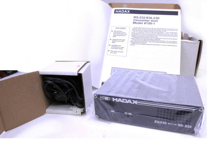 Hadax EIA-530 (TIA-530 RS-530) to RS-232 DTE - DCE DB25 Interface Converter - 