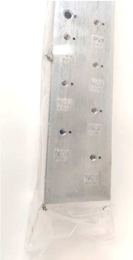 PerkinElmer Nexion 1000 N8151020 Manifold for use with N8159054 Gama Argon Board