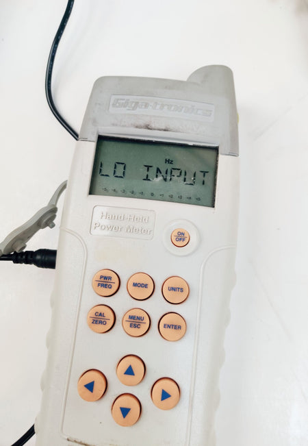 Gigatronics 3410A 100 KHz 2.6 GHz Handheld Power Meter compare Agilent E4418A
