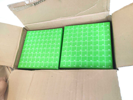 BioCision BCS-215G Hinged CryoBox Freezer Green 3.5inch 5ml 9x9 Array. 12 Boxes
