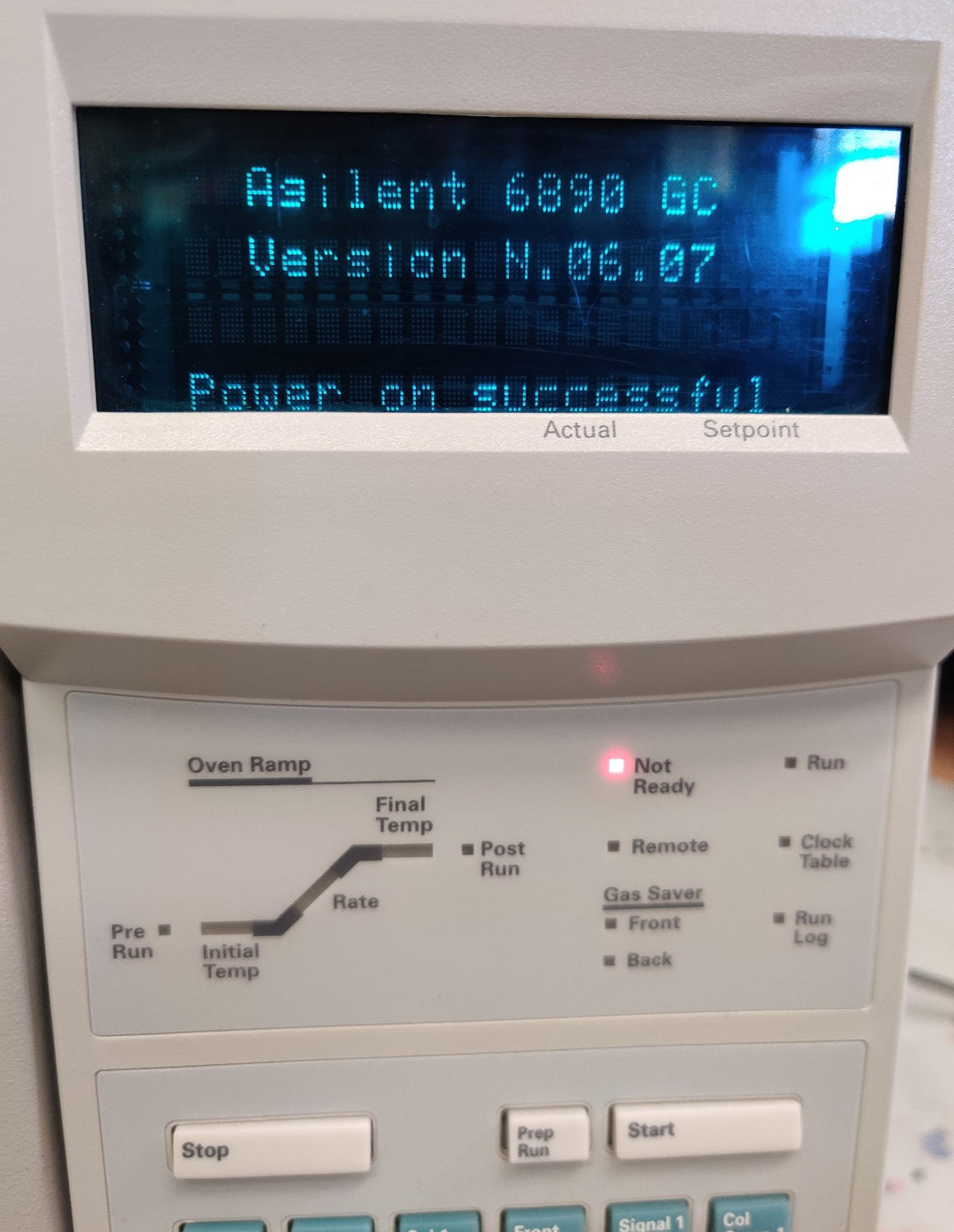 Agilent 6890N Network Gas Chromatograph G1530N with FID and NPD Detector Tested
