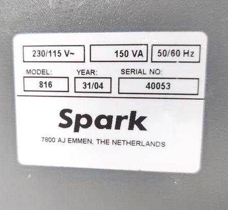 Spark Holland Autosampler HPLC LC System Basic Marathon 96 Vial Cap model 816 - 