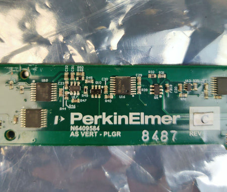 Perkin Elmer GC 2400 Liquid Autosampler N6409584 AS VERT - PLGR PCB N6409581