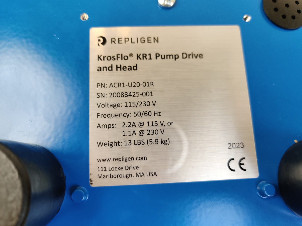 Spectrum Labs Repligen Digital Peristaltic Drive Pump 600RPM Masterflex 07528-10