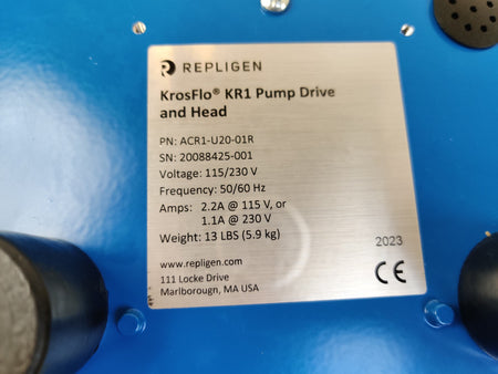 Spectrum Labs Repligen Digital Peristaltic Drive Pump 600RPM Masterflex 07528-10