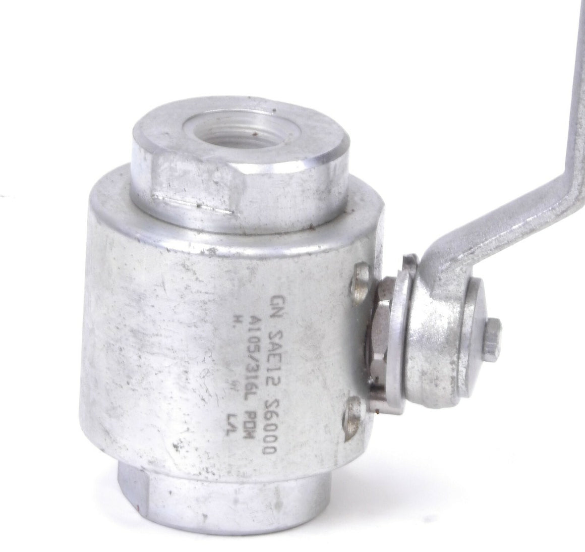 Gemels GN SAE12 S6000 A1 05/316L Carbon Steel 2 Way Manual Ball Valve 3/4"
