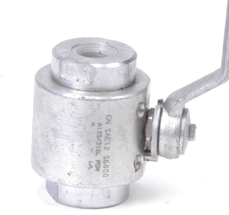 Gemels GN SAE12 S6000 A1 05/316L Carbon Steel 2 Way Manual Ball Valve 3/4"