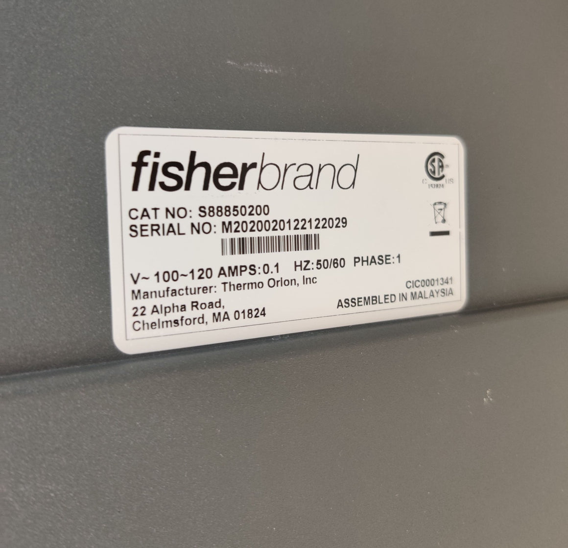 Fisher Scientific S88850200 Fisher brand Isotemp Stirrer 1500RPM 10"x10" Tested