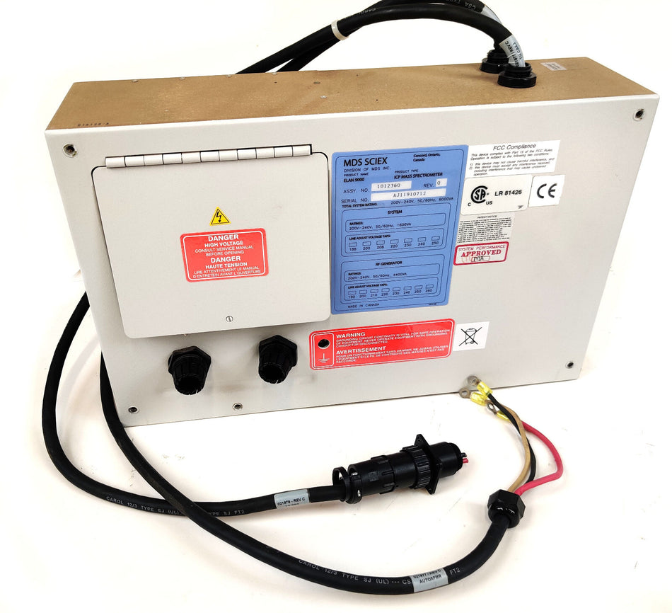 Sciex PerkinElmer Elan DRC ICP-MS 1012360 AC Power Distribution Assy Working