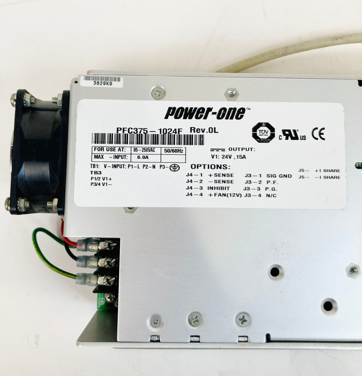 Power-One PFC375-1024F 375W Switching Power Supply 15A PerkinElmer Optima Tested