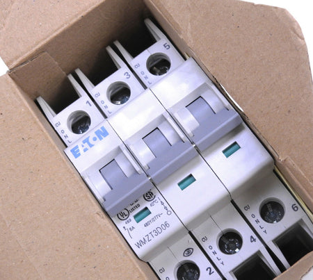 Eaton WMZT3D06 UL489 WMZT ,DIN Rail miniature circuit breaker,6 A,10 kAIC UL/CSA